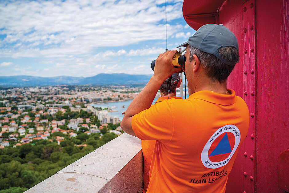 Réserviste PCU surveillance des bois communaux d'Antibes Juan-les-Pins